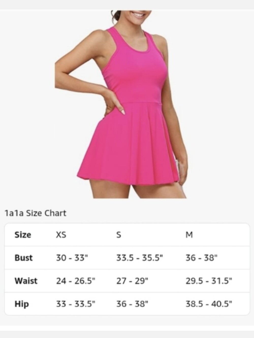 1A1A Black Racerback Tennis Golf  Dress Small - Picture 5 of 5